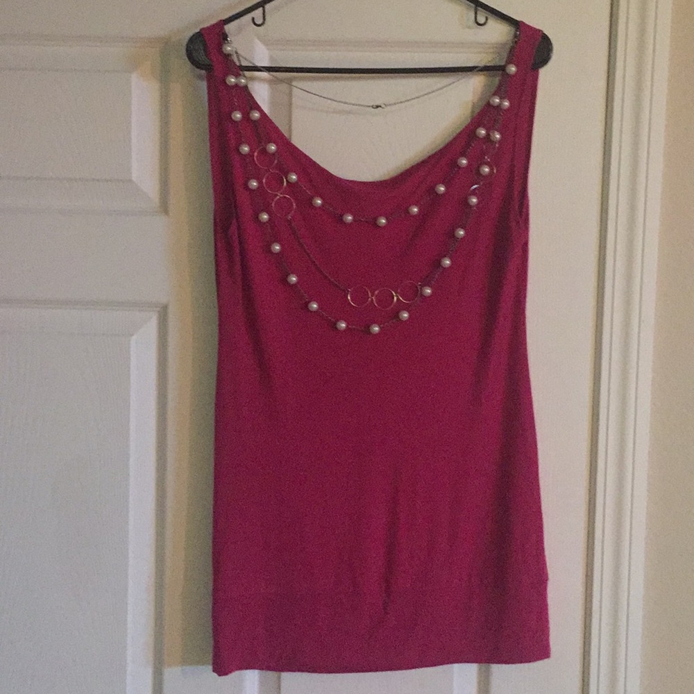 Black Hearts Brigade Pink Top,Detachable Necklace